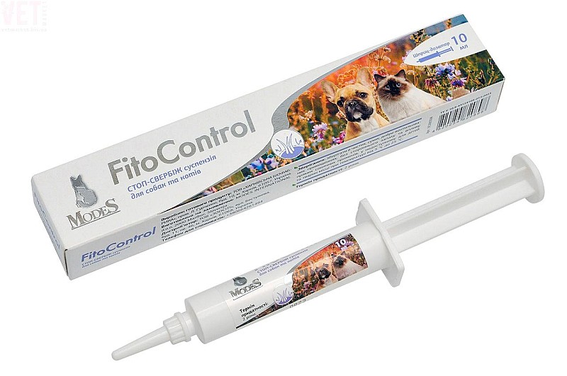 Суспензія Модес Modes Fito Control Стоп-Свербіж для собак та котів 10 мл