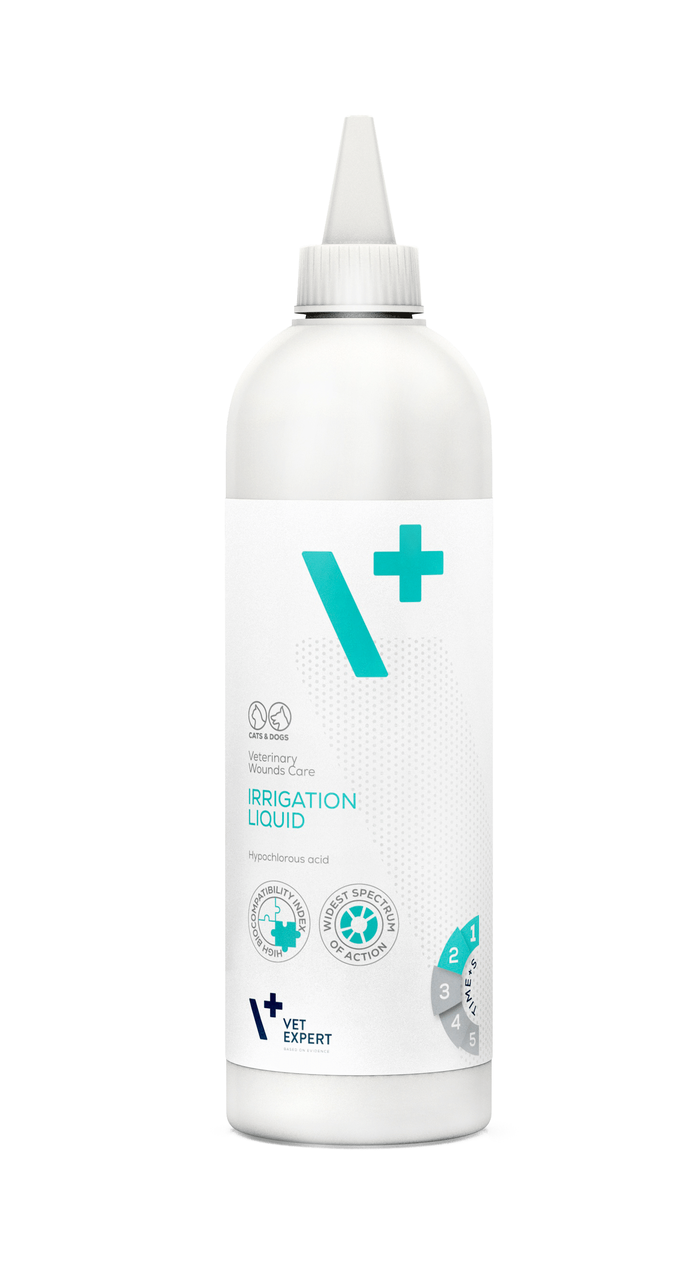 Догляд за ранами Veterinary Wounds Care Irrigation Liquid іригаційний розчин 250 мл VET EXPERT