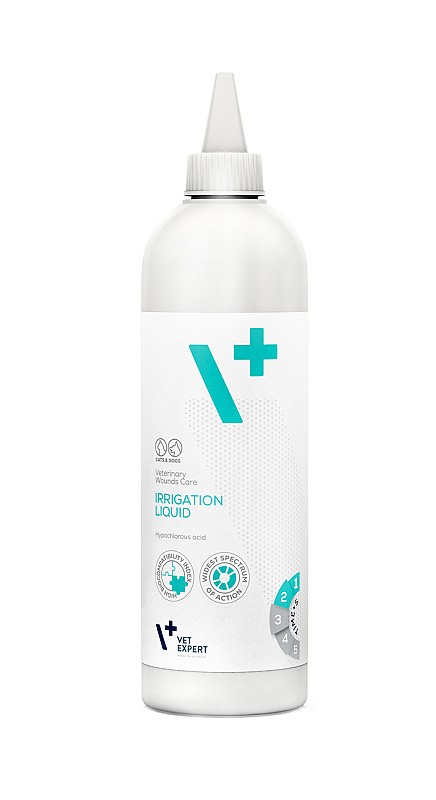 Догляд за ранами Veterinary Wounds Care Irrigation Liquid іригаційний розчин 250 мл VET EXPERT