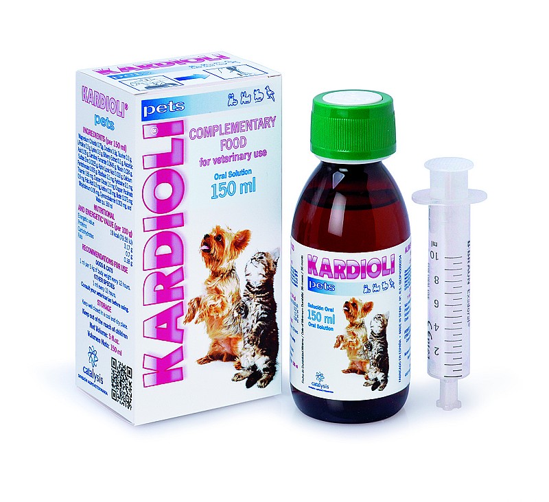 Розчин для собак та котів Кардіолі Kardioli Pets для здоров я серця та судин 150 мл Catalysis