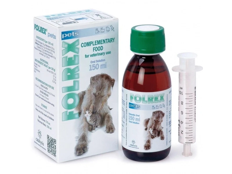 Розчин для собак та котів Фолрекс Folrex Pets для захисту та відновлення суглобів 150 мл Catalysis
