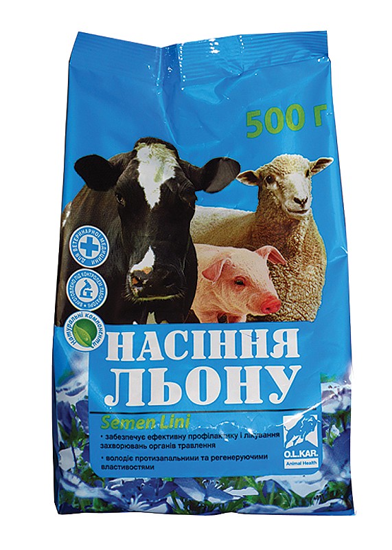 Насіння льону 500 г O.L.KAR.