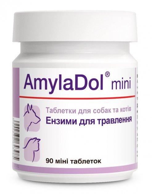 Додатковий корм для собак і кішок АмілаДол міні Dolfos AmylaDol mini 90 таблеток Дольфос DOLFOS