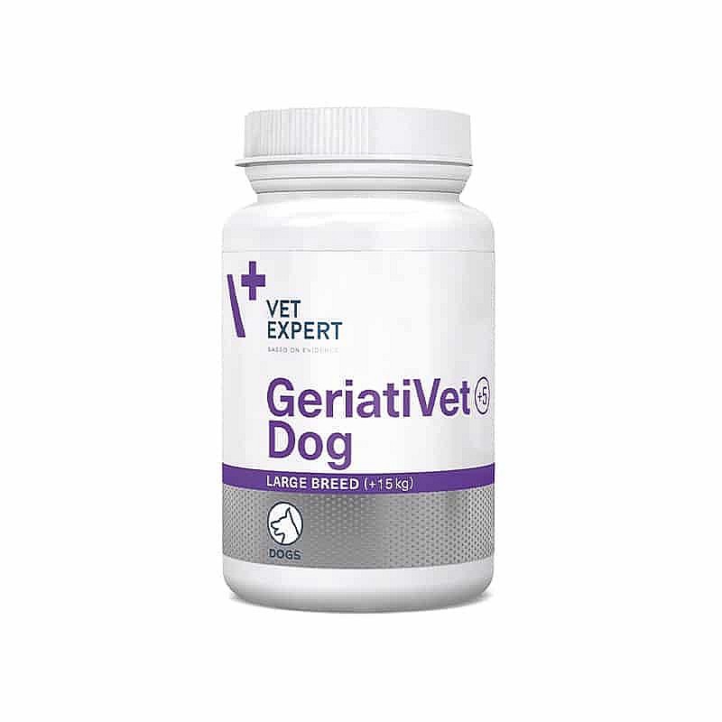 Додатковий корм VetExpert GeriatiVet Dog Large Breed ГеріатіВетДогЛБ для старіючих собак вагою від 15 кг 45 таблеток