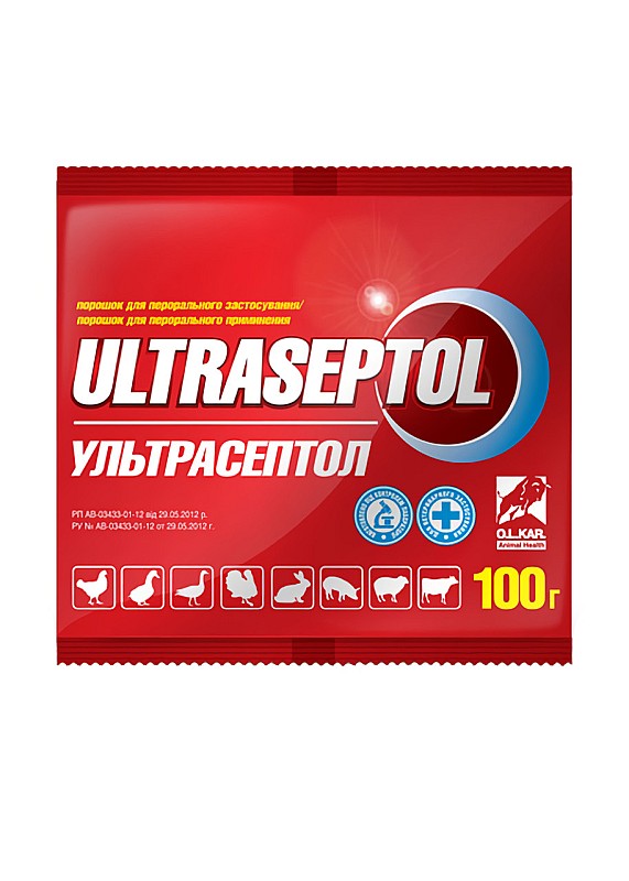 Ультрасептол порошок 100 г O.L.KAR. аналог Бровасептол