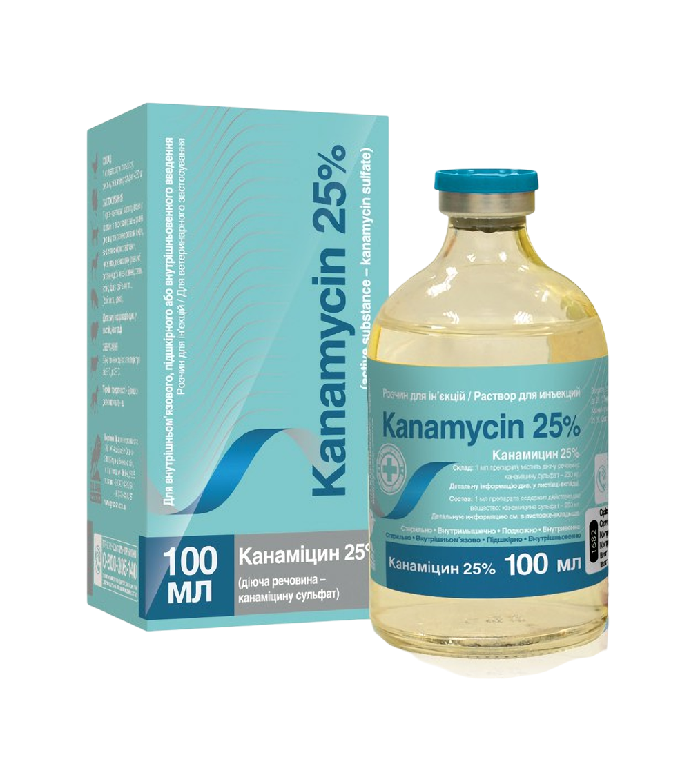 Канаміцин 25% 100 мл O.L.KAR