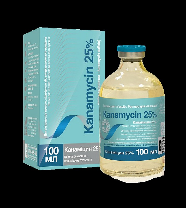 Канаміцин 25% 100 мл O.L.KAR