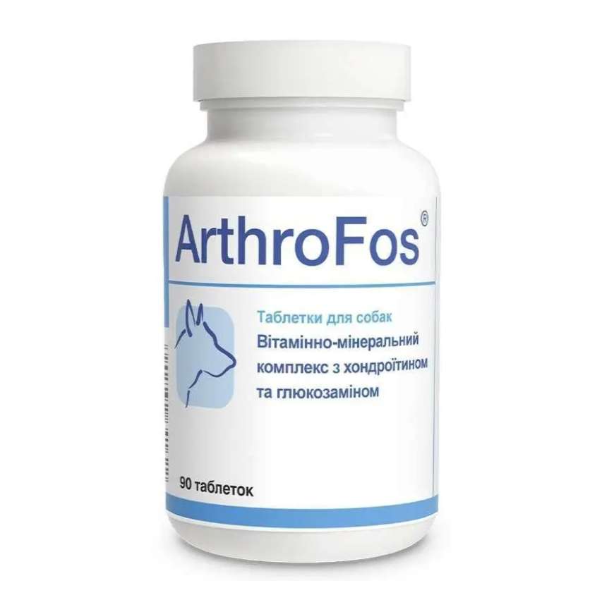 Додатковий корм Dolfos ArthroFos Дольфос АртроФос для відновлення суглобів та хрящової тканини собак №90 таблеток
