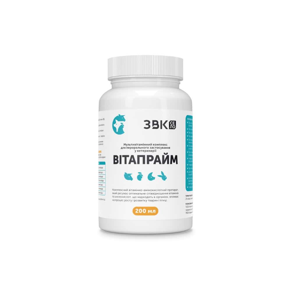 Мультивітамінний комплекс Вітапрайм для тварин і птиці флакон 200 мл ЗВК
