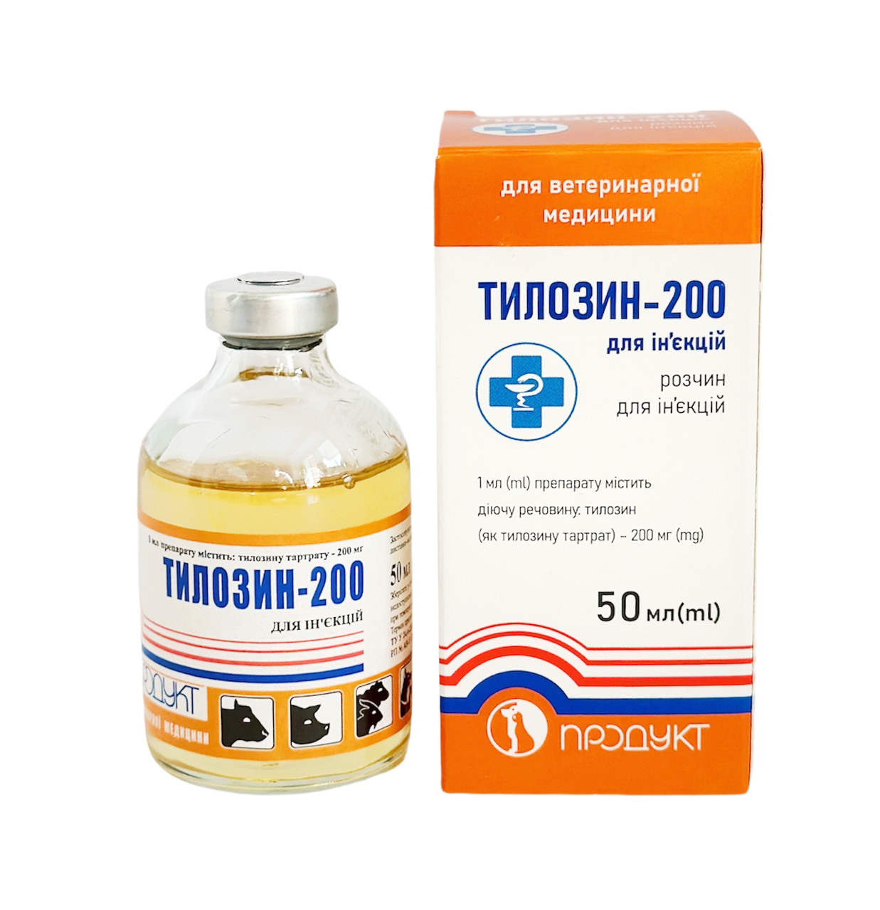 Тилозин-200 50 мл Продукт