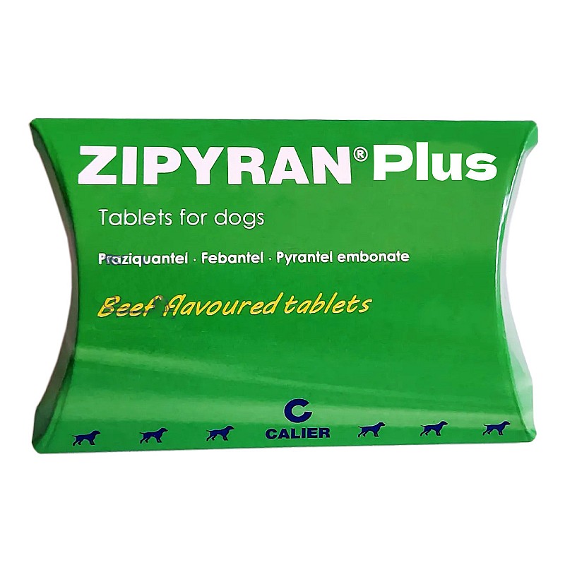 Zipyran Plus Зіпіран Плюс для собак упаковка №4 таблетки, Calier