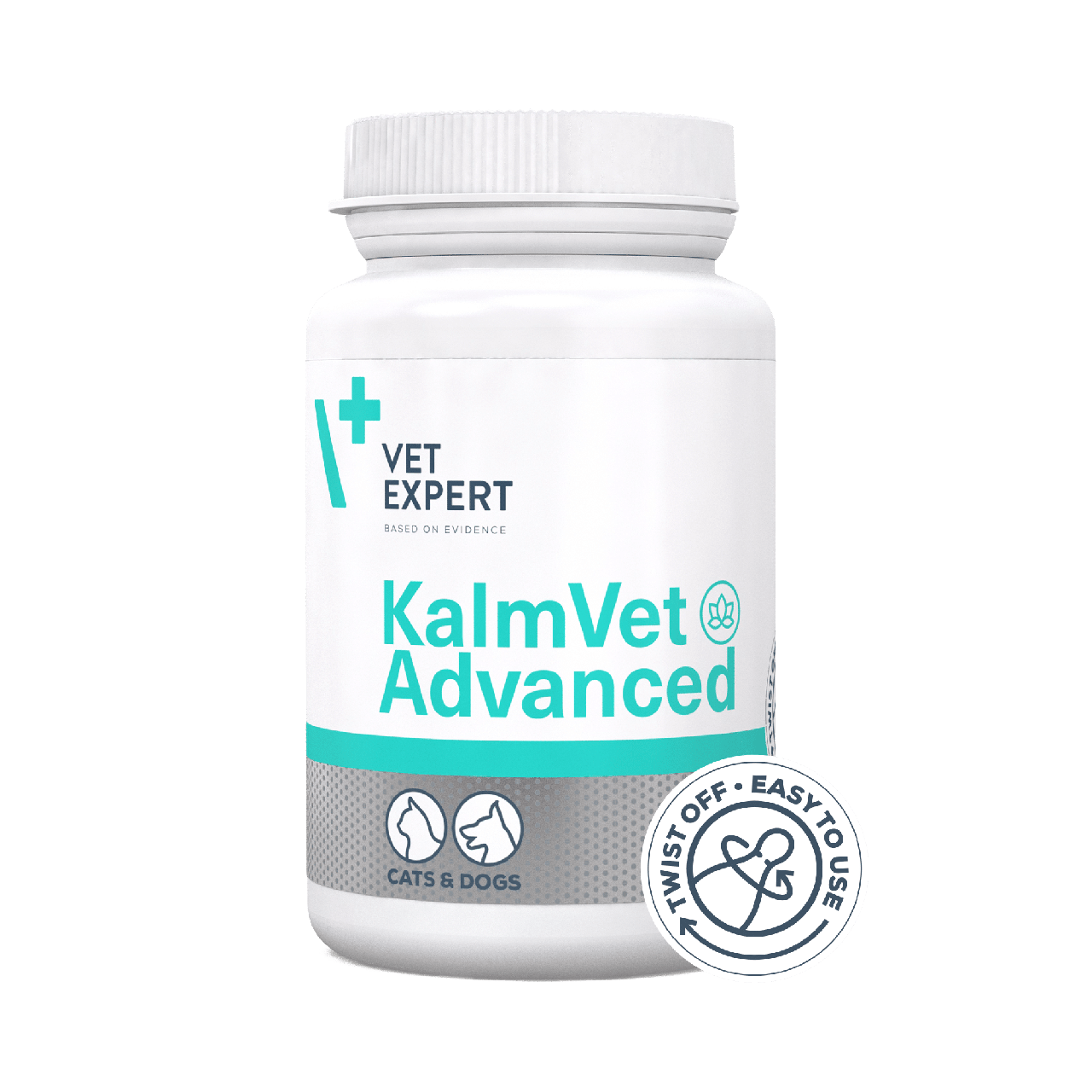 Додатковий корм KalmVet Advanced КалмВет Едвансд заспокійливий препарат для собак і кішок 60 капсул